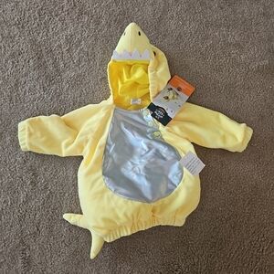 Baby Shark Plush Yellow Infant Pullover Costume NEW